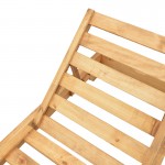 Ξαπλώστρα Zalka pakoworld L1 σε φυσική απόχρωση 66x197x28εκ c496541