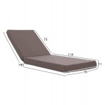 ΜΑΞΙΛΑΡΙ ΞΑΠΛΩΣΤΡΑΣ POLYESTER SIFNOS ΓΚΡΙ HM11235 10P 190x70x11 εκ c496609