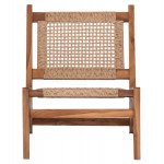 ΚΑΡΕΚΛΑ LOUNGE LUKILLA HM9913 ΞΥΛΟ TEAK ΣΕ ΦΥΣΙΚΟ--ΣΥΝΘ ΣΧΟΙΝΙ ΜΠΕΖ 55 5x74x65Υεκ c496612
