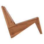 ΚΑΡΕΚΛΑ LOUNGE LUKILLA HM9913 ΞΥΛΟ TEAK ΣΕ ΦΥΣΙΚΟ--ΣΥΝΘ ΣΧΟΙΝΙ ΜΠΕΖ 55 5x74x65Υεκ c496612