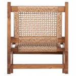 ΚΑΡΕΚΛΑ LOUNGE LUKILLA HM9913 ΞΥΛΟ TEAK ΣΕ ΦΥΣΙΚΟ--ΣΥΝΘ ΣΧΟΙΝΙ ΜΠΕΖ 55 5x74x65Υεκ c496612