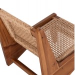 ΚΑΡΕΚΛΑ LOUNGE LUKILLA HM9913 ΞΥΛΟ TEAK ΣΕ ΦΥΣΙΚΟ--ΣΥΝΘ ΣΧΟΙΝΙ ΜΠΕΖ 55 5x74x65Υεκ c496612