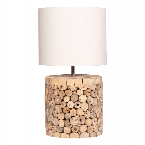 ΕΠΙΤΡΑΠΕΖΙΟ ΚΥΛΙΝΔΡΙΚΟ ΦΩΤΙΣΤΙΚΟ TWIGGY HM4427 DRIFTWOOD ΜΠΕΖ ΚΑΠΕΛΟ Φ24 5x45Υεκ c496615