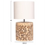ΕΠΙΤΡΑΠΕΖΙΟ ΚΥΛΙΝΔΡΙΚΟ ΦΩΤΙΣΤΙΚΟ TWIGGY HM4427 DRIFTWOOD ΜΠΕΖ ΚΑΠΕΛΟ Φ24 5x45Υεκ c496615