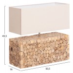ΕΠΙΤΡΑΠΕΖΙΟ ΦΩΤΙΣΤΙΚΟ TWIGGY HM4437 DRIFTWOOD ΛΕΥΚΟ ΚΑΠΕΛΟ 50 5x16x45 5Υεκ c496618