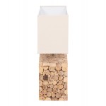 ΕΠΙΤΡΑΠΕΖΙΟ ΦΩΤΙΣΤΙΚΟ TWIGGY HM4437 DRIFTWOOD ΛΕΥΚΟ ΚΑΠΕΛΟ 50 5x16x45 5Υεκ c496618