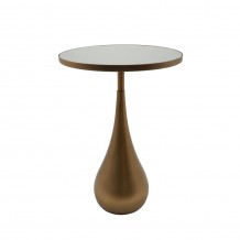 SEAL M SIDE TABLE ΜΕ ΚΑΘΡΕΠΤΗ BROWN GOLD 37 5x37 5x54 c496629 SEAL M SIDE TABLE ΜΕ ΚΑΘΡΕΠΤΗ BROWN GOLD 37 5x37 5x54 c496629