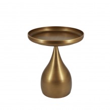 SEAL SIDE TABLE BROWN GOLD 41x41x49 c496631 SEAL SIDE TABLE BROWN GOLD 41x41x49 c496631