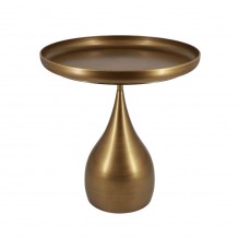 SEAL SIDE TABLE BROWN GOLD 51x51x53 5 c496632 SEAL SIDE TABLE BROWN GOLD 51x51x53 5 c496632