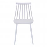 Τραπεζαρία Elijah-Aurora I pakoworld σετ 3τεμ pp σε λευκή απόχρωση Φ60x74εκ c496704