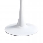 Τραπεζαρία Elijah-Aurora I pakoworld σετ 3τεμ pp σε λευκή απόχρωση Φ60x74εκ c496704