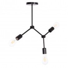 ΦΩΤΙΣΤΙΚΟ ΟΡΟΦΗΣ 3-ΦΩΤΟ LIGHTY HM7404 11 ΜΕΤΑΛΛΟ ΣΕ ΜΑΥΡΟ 52x5x48Υεκ c496741