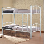 ΚΟΥΚΕΤΑ FLOOR HM21123 ΜΕΤΑΛΛΙΚΗ ΛΕΥΚΗ ΜΕ ΕΠΙΔΑΠΕΔΙΑ ΣΥΡΤΑΡΙΑ ΚΑΦΕ 200x91 5x177 5Yεκ c496799