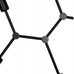 ΦΩΤΙΣΤΙΚΟ ΟΡΟΦΗΣ 4-ΦΩΤΟ LIGHTY HM7405 11 ΜΕΤΑΛΛΟ ΣΕ ΜΑΥΡΟ 57x5x52Υεκ c496801