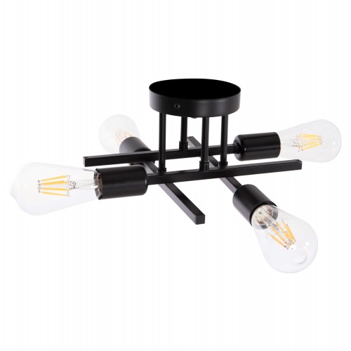 ΦΩΤΙΣΤΙΚΟ ΟΡΟΦΗΣ ΠΟΛΥΦΩΤΟ LIGHTY HM7428 11 ΜΕΤΑΛΛΟ ΣΕ ΜΑΥΡΟ 28x28x15Υεκ c496819