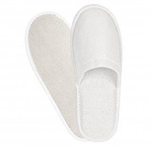 Παντόφλες 29 5cm πολυτελείας Neoplane με μαλακή σόλα 6mm amp βαμβάκι 70γρ λευκή - Σετ 100 c496830