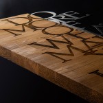 Διακοσμητικό τοίχου Haper pakoworld ξύλο πεύκου σε φυσική απόχρωση με μαύρο μέταλλο 42x3x58εκ c496854