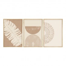 Πίνακας σε καμβά Terpen I pakoworld τρίπτυχος με ψηφιακή εκτύπωση 50x2x70εκ c496858