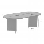 Τραπέζι σαλονιού Tabletod pakoworld σε λευκή απόχρωση 119x60x40εκ c496871