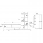 Σύνθετο σαλονιού Damon pakoworld σε λευκή απόχρωση 140x29 5x39 5εκ c496888
