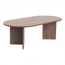 Τραπέζι σαλονιού Tabletod pakoworld σε καρυδί απόχρωση 119x60x40εκ c496893