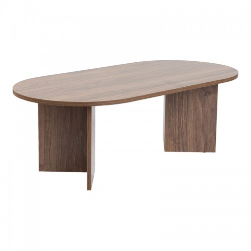 Τραπέζι σαλονιού Tabletod pakoworld σε καρυδί απόχρωση 119x60x40εκ c496893