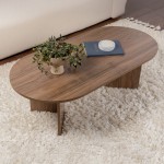 Τραπέζι σαλονιού Tabletod pakoworld σε καρυδί απόχρωση 119x60x40εκ c496893