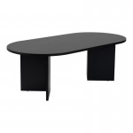 Τραπέζι σαλονιού Tabletod pakoworld σε μαύρη απόχρωση 119x60x40εκ c496899