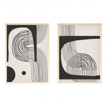 Πίνακας σε καμβά Bajou pakoworld δίπτυχος με ψηφιακή εκτύπωση 50x3x70εκ c496901