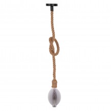 ΦΩΤΙΣΤΙΚΟ ΟΡΟΦΗΣ ΚΡΕΜΑΣΤΟ ΜΕ ΛΑΜΠΤΗΡΑ HM11927 02--ΣΧΟΙΝΙ 1m ΠΑΧΟΥΣ 2cm-ΝΤΟΥΙ Ε27 c496930