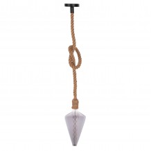 ΦΩΤΙΣΤΙΚΟ ΟΡΟΦΗΣ ΚΡΕΜΑΣΤΟ ΜΕ ΛΑΜΠΤΗΡΑ HM11930 02--ΣΧΟΙΝΙ 1m ΠΑΧΟΥΣ 2cm-ΝΤΟΥΙ Ε27 c496940