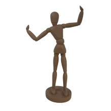 BALLO CORPO 4 ΔΙΑΚΟΣΜΗΤΙΚΟ ΣΩΜΑ 21x10 5x35 POLYRESIN ΚΑΦΕ c497009