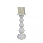 CADENA ΔΙΑΚΟΣΜΗΤΙΚΟ ΚΗΡΟΠΗΓΙΟ 11x11x29 POLYRESIN ΛΕΥΚΟ c497011