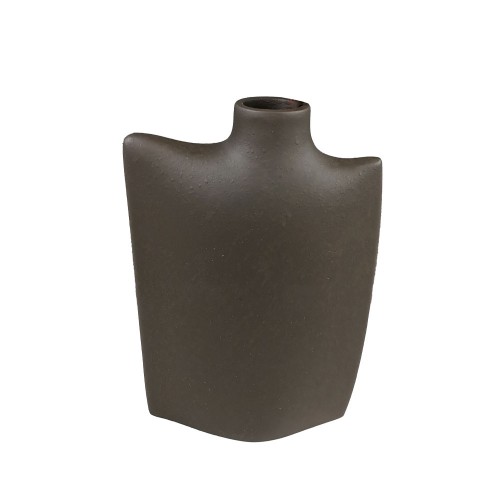 BOTELLA ΔΙΑΚΟΣΜΗΤΙΚΟ ΒΑΖΟ 17x7x25 POLYRESIN ΚΑΦΕ ΣΚΟΥΡΟ c497017