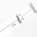 Τραπέζι Σπαστό ArteLibre ELYSIUM Λευκό Αλουμίνιο 60x40x26cm c497041