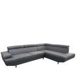 Καναπές Γωνιακός ArteLibre MASAL Γκρι Ύφασμα 280x185x85cm c497044