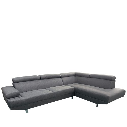 Καναπές Γωνιακός ArteLibre MASAL Γκρι Ύφασμα 280x185x85cm c497044