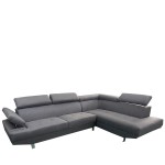 Καναπές Γωνιακός ArteLibre MASAL Γκρι Ύφασμα 280x185x85cm c497044