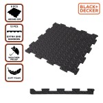 Πλακάκια Δαπέδου Μαύρα 40x40cm BLACK DECKER 6Τμχ c497060