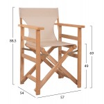 ΚΑΡΕΚΛΑ ΣΚΗΝΟΘΕΤΗ ΛΗΜΝΟΣ ΕΜΠΟΤΙΣΜΟΥ ΣΕ ΦΥΣΙΚΟ ΧΡΩΜΑ ΜΕ ΕΚΡΟΥ ΜΑΞΙΛΑΡΙ HM10543 60 57x54x88 5 cm c497104