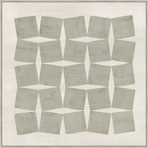 CHAINED ΠΙΝΑΚΑΣ ΔΙΑΚΟΣΜΗΤΙΚΟΣ ΜΕ ΚΟΡΝΙΖΑ 80x80x4 ΚΑΜΒΑΣ BEIGE ΓΚΡΙ ΞΥΛΟ ΦΥΣΙΚΟ c497114