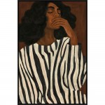 NOCTURNE ΠΙΝΑΚΑΣ ΔΙΑΚΟΣΜΗΤΙΚΟΣ ΜΕ ΚΟΡΝΙΖΑ 120x80x4 ΚΑΜΒΑΣ ΚΑΦΕ ΠΟΛΥΧΡΩΜΟ ΞΥΛΟ ΜΑΥΡΟ c497119