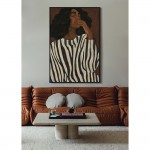 NOCTURNE ΠΙΝΑΚΑΣ ΔΙΑΚΟΣΜΗΤΙΚΟΣ ΜΕ ΚΟΡΝΙΖΑ 120x80x4 ΚΑΜΒΑΣ ΚΑΦΕ ΠΟΛΥΧΡΩΜΟ ΞΥΛΟ ΜΑΥΡΟ c497119