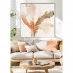 CALANDIUM B ΠΙΝΑΚΑΣ ΔΙΑΚΟΣΜΗΤΙΚΟΣ ΜΕ ΚΟΡΝΙΖΑ 80x80x4 ΚΑΜΒΑΣ BEIGE ΠΟΛΥΧΡΩΜΟ ΞΥΛΟ ΦΥΣΙΚΟ c497122