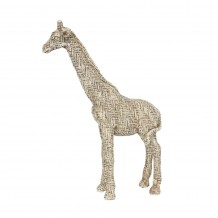 GIRAFFA N ΔΙΑΚΟΣΜΗΤΙΚΟ ΚΑΜΗΛΟΠΑΡΔΑΛΗ 19x7x28 POLYRESIN ΜΠΕΖ ΚΑΦΕ c497140