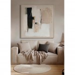 SANS FRONT ΠΙΝΑΚΑΣ ΔΙΑΚΟΣΜΗΤΙΚΟΣ ΜΕ ΚΟΡΝΙΖΑ 100x100x4 ΚΑΜΒΑΣ ΜΠΕΖ ΛΕΥΚΟ ΜΑΥΡΟ ΞΥΛΟ ΦΥΣΙΚΟ c497159