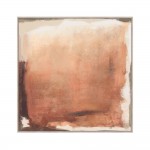 WARM ROOT ΠΙΝΑΚΑΣ ΔΙΑΚΟΣΜΗΤΙΚΟΣ ΜΕ ΚΟΡΝΙΖΑ 100x100x4 ΚΑΜΒΑΣ TERRACOTTA ΜΠΕΖ ΚΑΦΕ ΞΥΛΟ ΦΥΣΙΚΟ c497161