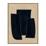 VISUELLE ΠΙΝΑΚΑΣ ΔΙΑΚΟΣΜΗΤΙΚΟΣ ΜΕ ΚΟΡΝΙΖΑ 90x120x4 ΚΑΜΒΑΣ ΜΠΕΖ ΜΑΥΡΟ ΞΥΛΟ ΦΥΣΙΚΟ c497165