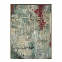 ASTRATTO ΠΙΝΑΚΑΣ ΔΙΑΚΟΣΜΗΤΙΚΟΣ ΜΕ ΚΟΡΝΙΖΑ 90x120x4 ΚΑΜΒΑΣ ΠΟΛΥΧΡΩΜΟ ΞΥΛΟ ΦΥΣΙΚΟ c497168