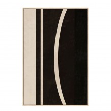 SOLAIRE A ΠΙΝΑΚΑΣ ΔΙΑΚΟΣΜΗΤΙΚΟΣ ΜΕ ΚΟΡΝΙΖΑ 80x120x4 ΚΑΜΒΑΣ ΚΑΦΕ ΣΚΟΥΡΟ ΜΠΕΖ ΞΥΛΟ ΦΥΣΙΚΟ c497172